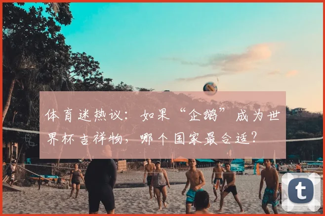 体育迷热议：如果“企鹅”成为世界杯吉祥物，哪个国家最合适？